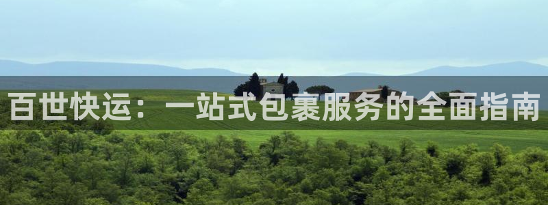 狗子28官网下载谁有：百世快运：一站